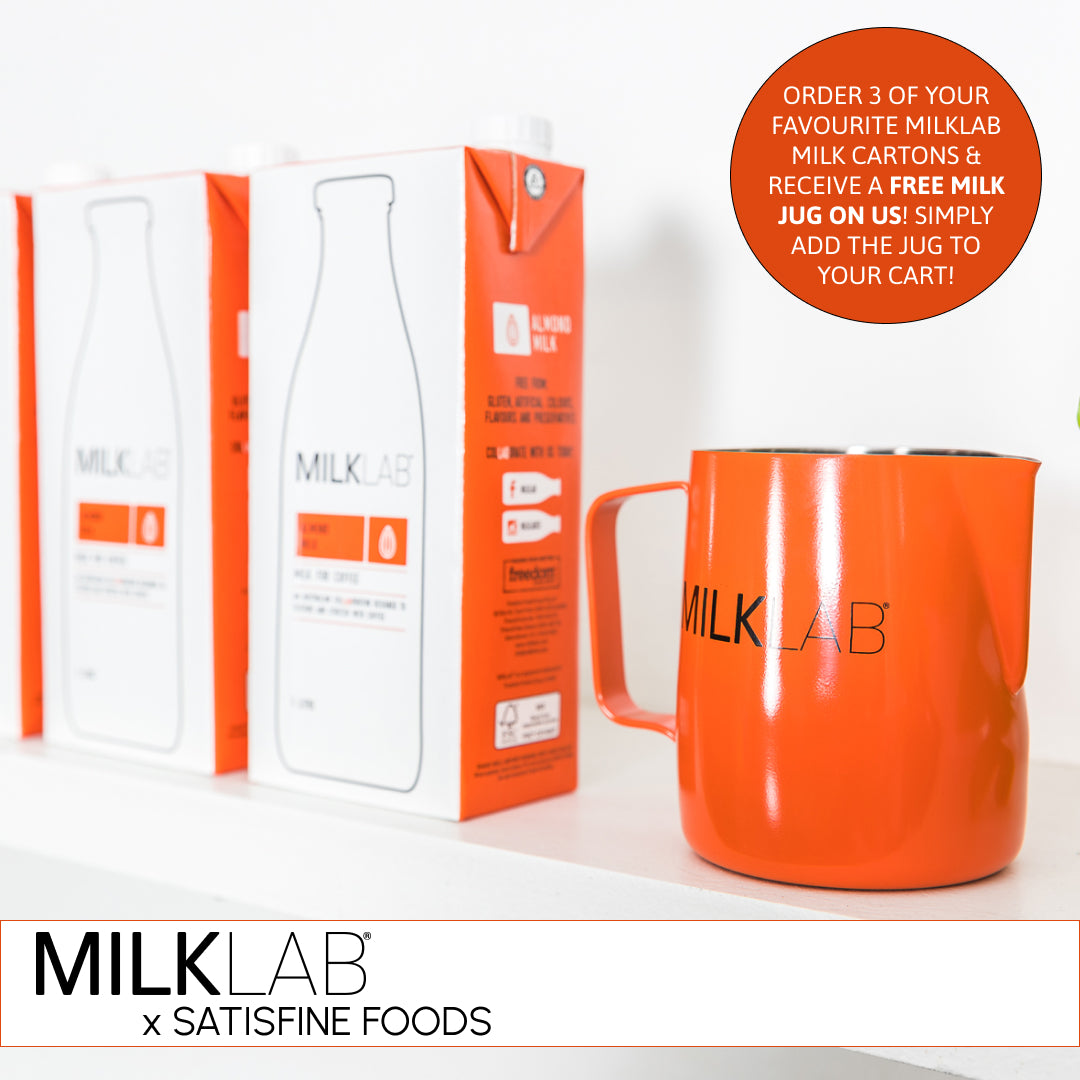 MILK LAB x SATISFINE FOODS! 🙌 Everyone's favourite alternative milk ra