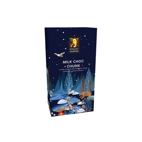 Byron Bay Cookie Company - Winter Wonderland Milk Choc Chunk 150g x 12