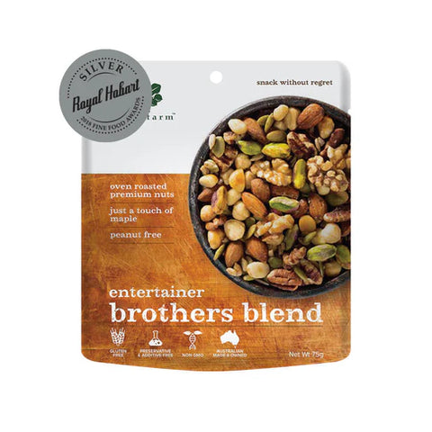 Brookfarm - Roasted Nuts Maple & Pink Lake Salt 75g x 12
