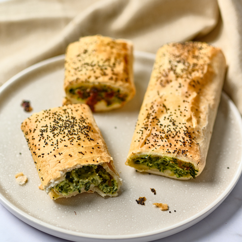 Thompsons Pies - Spinach and Fetta Roll IW 185g x 40