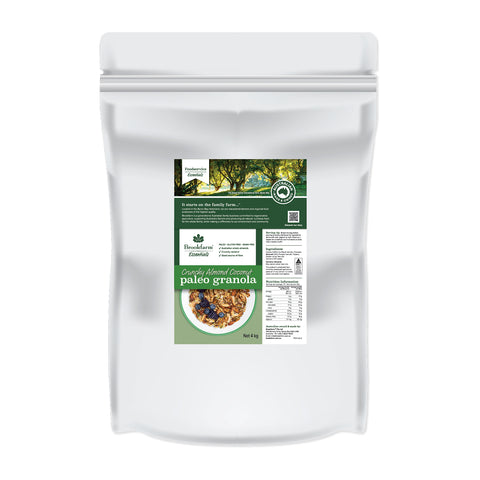 Brookfarm Food Service Bags - Gluten Free Paleo Crunchy Coconut Granola 4kg x 2
