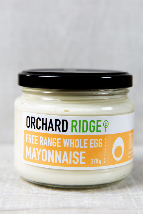 Orchard Ridge - Free Range Whole Egg Mayonnaise 270g x 6 (BEST BEFORE 12/10/25)