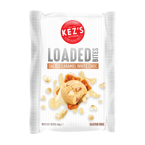 Kez's Kitchen - Gluten Free White Chocolate Caramel Bites 40g x 50