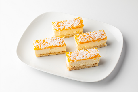 Little Secrets Bakehouse - GF Mango Coconut Cheesecake Slice 125g x 6
