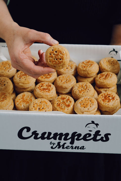 Crumpets By Merna - Traditional Crumpet Canapes 15g x 120