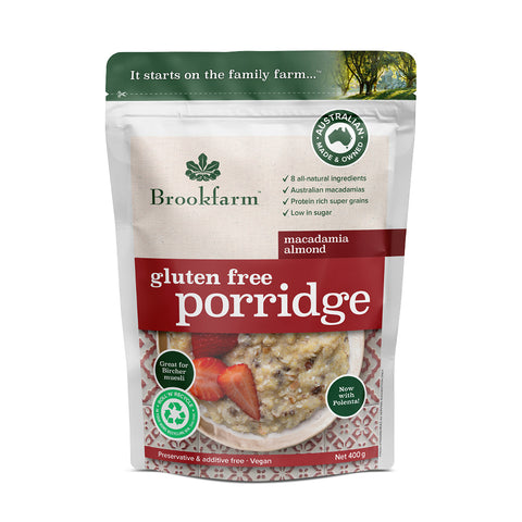 Brookfarm - Gluten Free Porrij 400g x 6