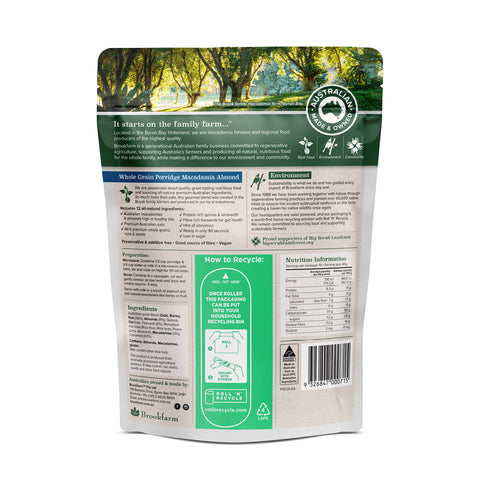 Brookfarm - Wholegrain Power Porrij 450g x 6