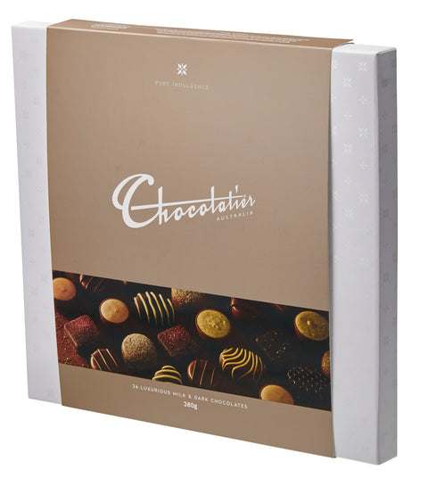 Chocolatier - Pure Indulgence Milk and Dark Assortment 380g x 6