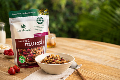 Brookfarm - Toasted Macadamia Muesli with Apricot 1.3kg x 6