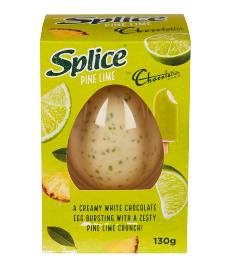 Chocolatier Australia - Splice White Chocolate Egg 130g x 6