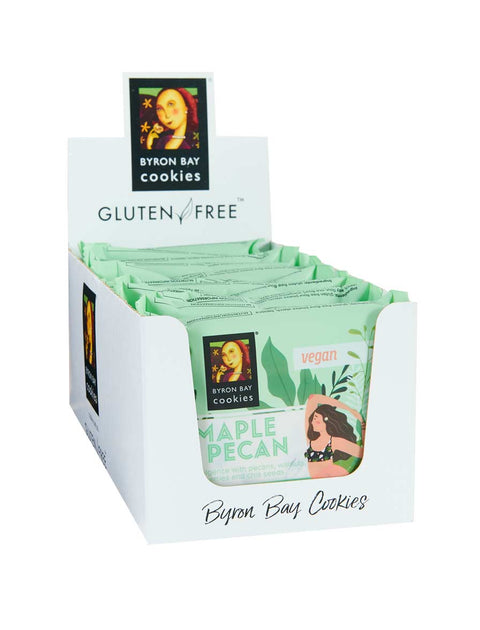 Byron Bay Cookie Company - Individually Wrapped Gluten Free Vegan Maple Pecan x 12