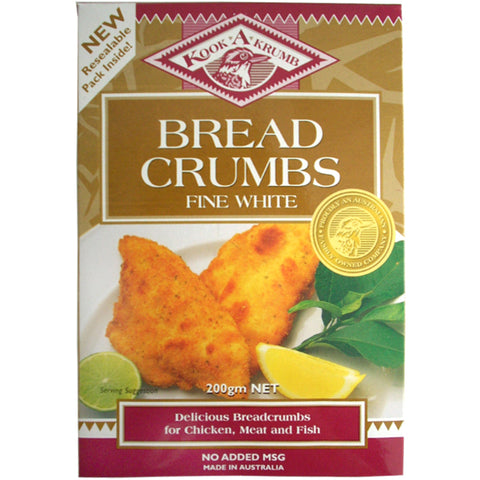 KookaKrumb - Fine White Breadcrumbs 200g x 12