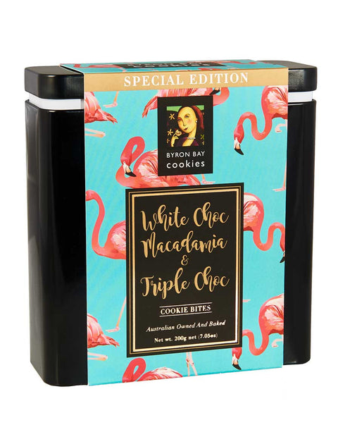 Byron Bay Cookie Company - Limited Edition Gift Tin Flamingo 200g x 6