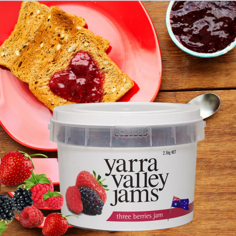 Yarra Valley Jams - Three Berries Jam 2.5kg