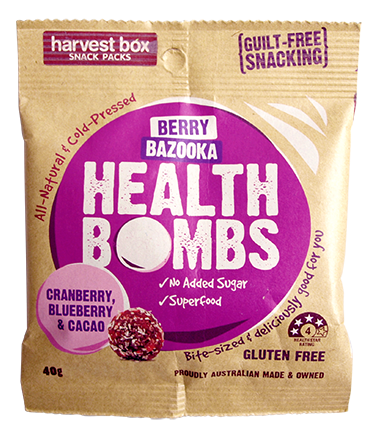 Harvest Box - Health Bombs Berry Bazooka GF 40g x 10
