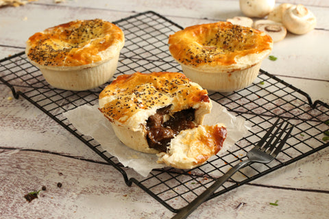 Posh Foods - Beef & Mushroom Pie x 6