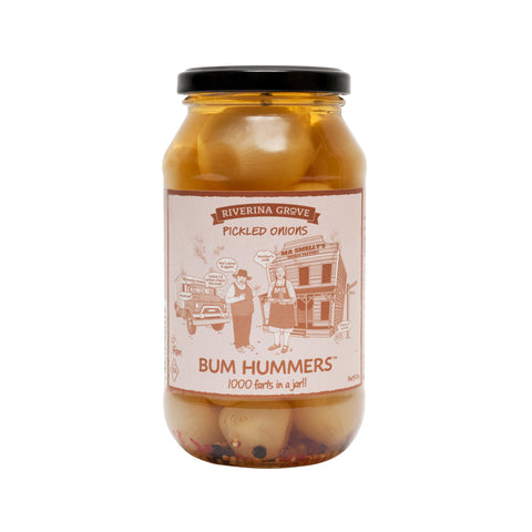 Riverina Grove - Bum Hummers Pickled Onions 500g x 6