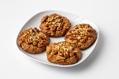 Little Secrets Bakehouse - GF Banana Bread, Dulce De Leche & Walnut Loaded Cookies 130g x 6