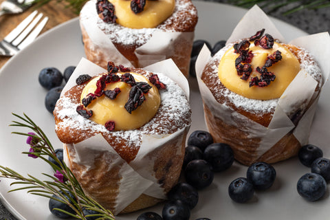 Little Secrets Bakehouse - GF Blueberry & Lemon Muffins x 6