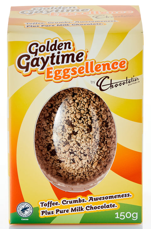 Chocolatier Australia - Golden Gaytime Easter Egg 150g x 6