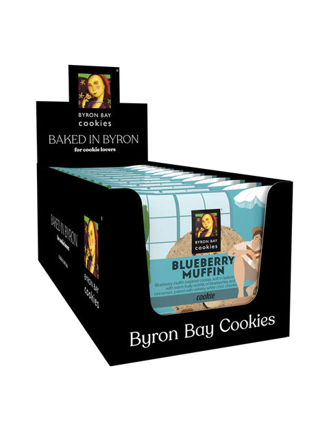 Byron Bay Cookie Company - Individually Wrapped Blueberry Muffin Cookies x 12