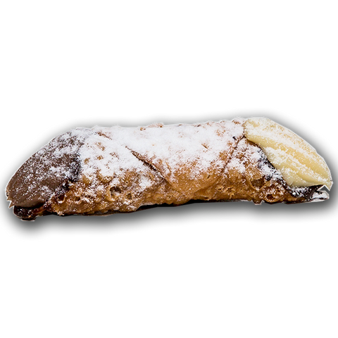 Dolceroma - Large Half Vanilla & Chocolate Cannoli 120g x 6