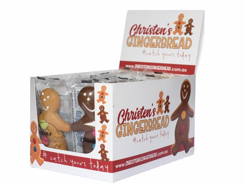 24 x Christen's Gingerbread Biscuits Mixed Men Gingerbread Christens Gingerbread 