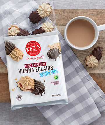 Kez's Kitchen - Retail Pack - Gluten Free Vienna Eclairs 190g x 6