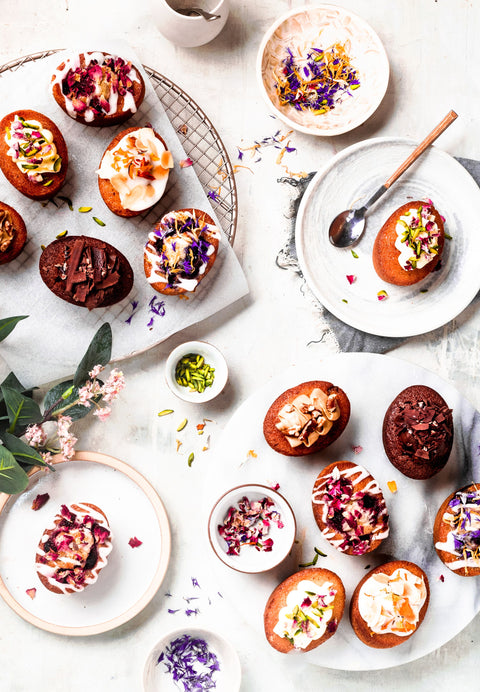 Madhouse Bakehouse - Gluten Free Fancy Blueberry Friands x 6