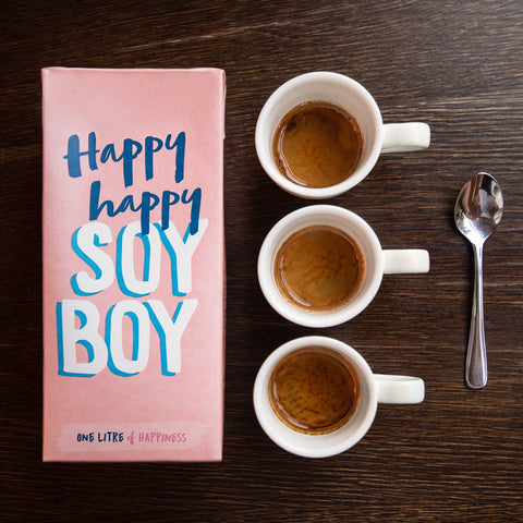Happy Happy Soy Boy Soy Milk 6 x 1L Soy Milk Happy Happy Soy Boy 