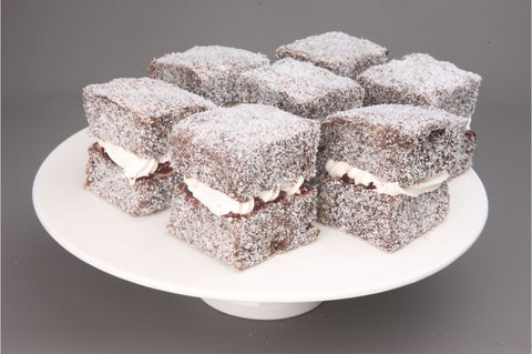 Inter Desserts - Lamingtons w/ Jam & Cream x 12