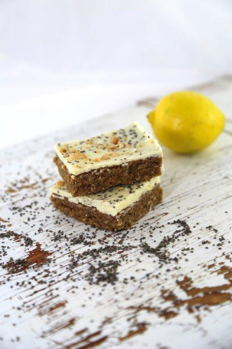 15 x Pantry & Larder Slice - Lemon Cashew and Chia (Gluten Free) Slices Pantry & Larder