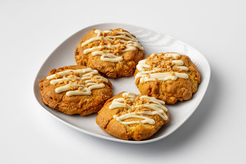 Little Secrets Bakehouse - GF Macadamia, White Chocolate & Caramel Loaded Cookies 130g x 6