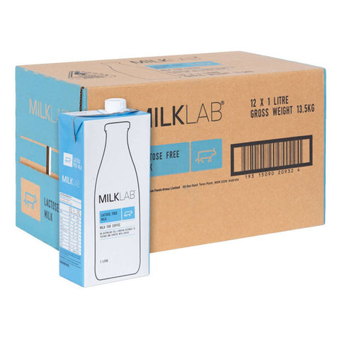 MilkLab - Lactose Free Milk 1L x 12