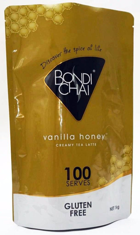 Bondi Chai Soft Pack 1kg - Vanilla Honey (Gluten Free) Chai Latte powder Bondi Chai 