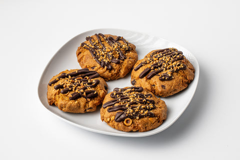 Little Secrets Bakehouse - GF Nutella, Choc Chip & Hazelnut Loaded Cookies 130g x 6