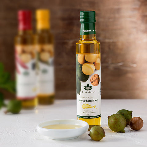 Brookfarm - Premium Grade Natural Macadamia Oil 250ml x 6 (BEST BEFORE 19TH NOVEMBER 2025)