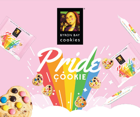 Byron Bay Cookie Company - Individually Wrapped Pride Cookies 12 x 60gm