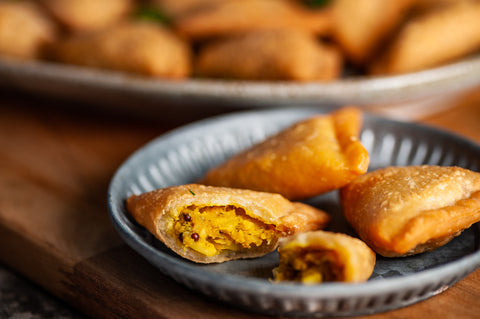 Food For Fingers Samosa - Pumpkin & Toasted Almond x 50 VEGAN