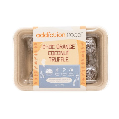 Addiction Food - Orange & Coconut Truffles (10) 250gm