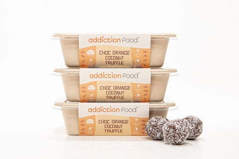 Addiction Food - Orange & Coconut Truffles (10) 250gm