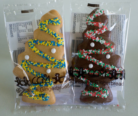 100 x Christen's Gingerbread Trees Mixed Gingerbread Christens Gingerbread