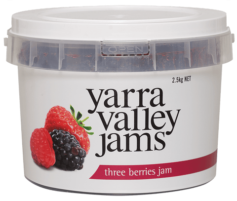 Yarra Valley Jams - Three Berries Jam 2.5kg Jams/Marmalades Yarra Valley Jams