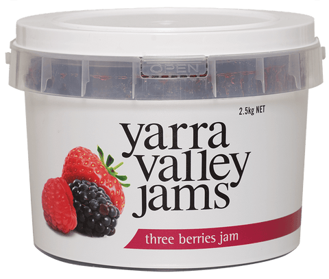 Yarra Valley Jams - Three Berries Jam 2.5kg Jams/Marmalades Yarra Valley Jams 