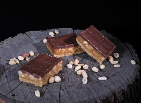 12 x Boston Bakehouse Caramel Peanut Cafe Slices The Boston Bakehouse 