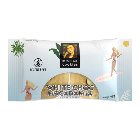 Byron Bay Cookie Twin Pack  Gluten Free White Choc & Macadamia