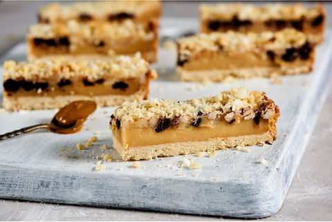 Madhouse Bakehouse - Caramel Macadamia Nut Crumble Slice x 20