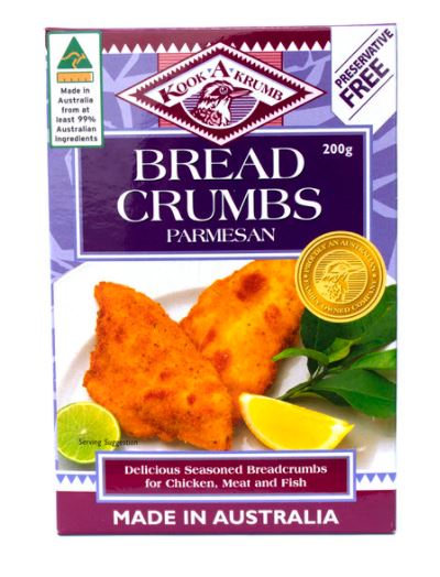 KookaKrumb - Parmesan Breadcrumbs 200g x 12