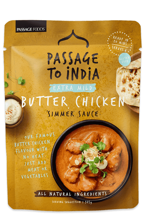 Passage Foods - Butter Chicken Simmer Sauce 375g x 6