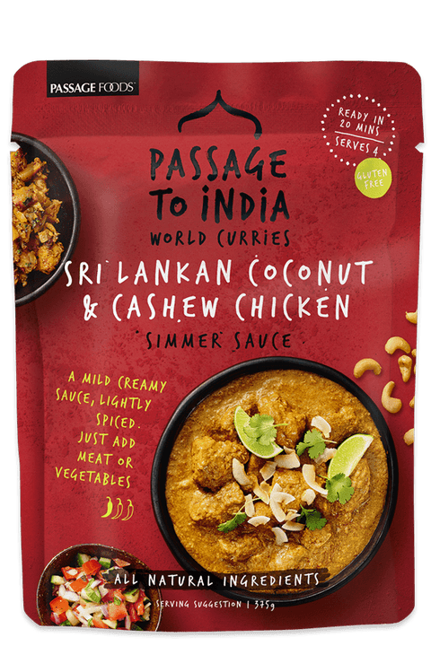 Passage Foods - Coconut & Cashew Curry 375g x 6